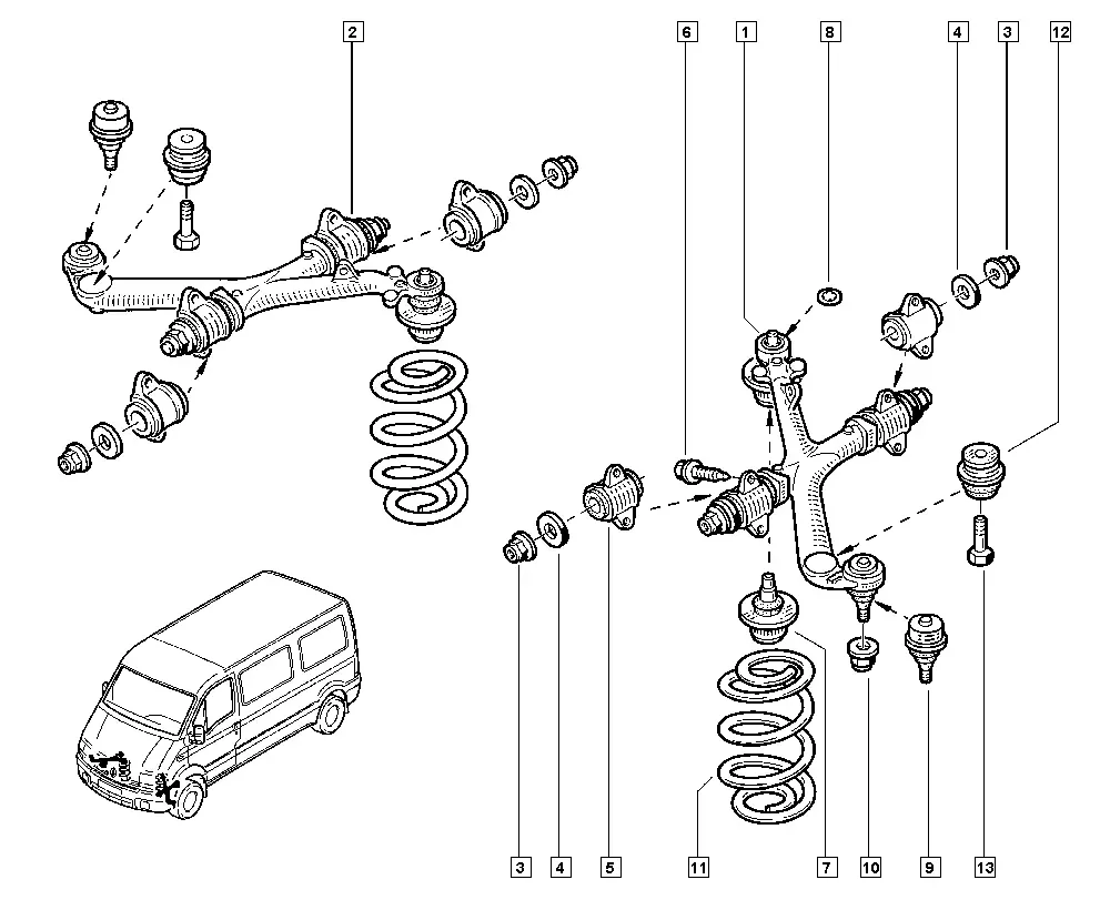 Front Suspension diagram