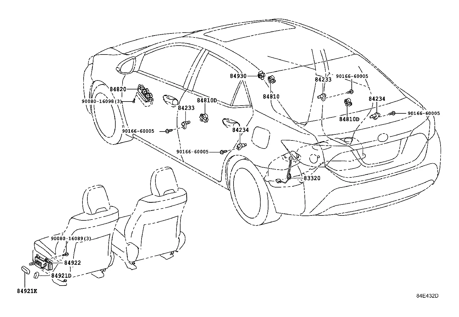 Door and Seat Switches diagram