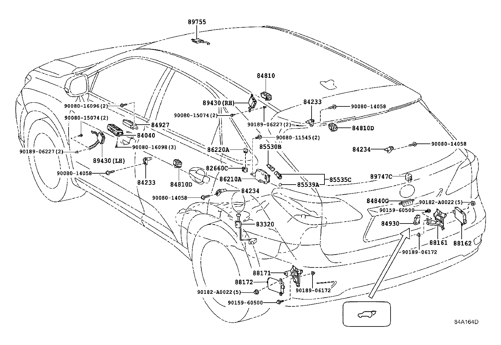 Body Switches and Relays diagram