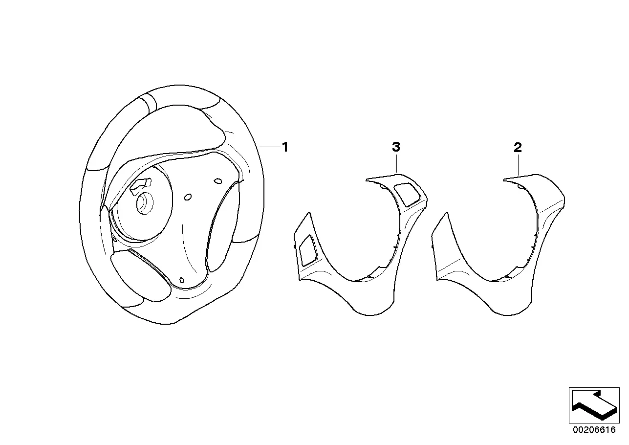 Steering wheel diagram