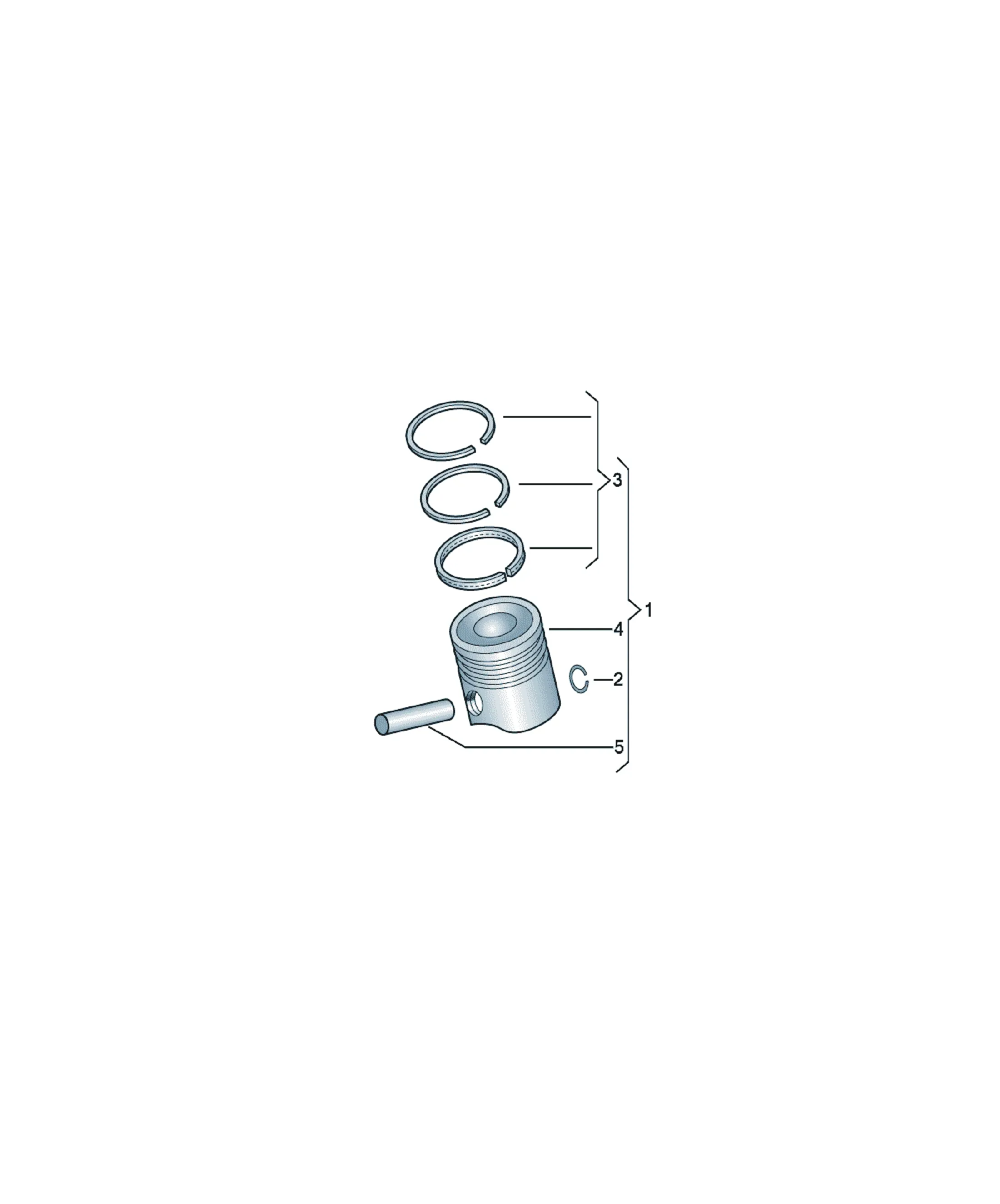 Piston assembly diagram
