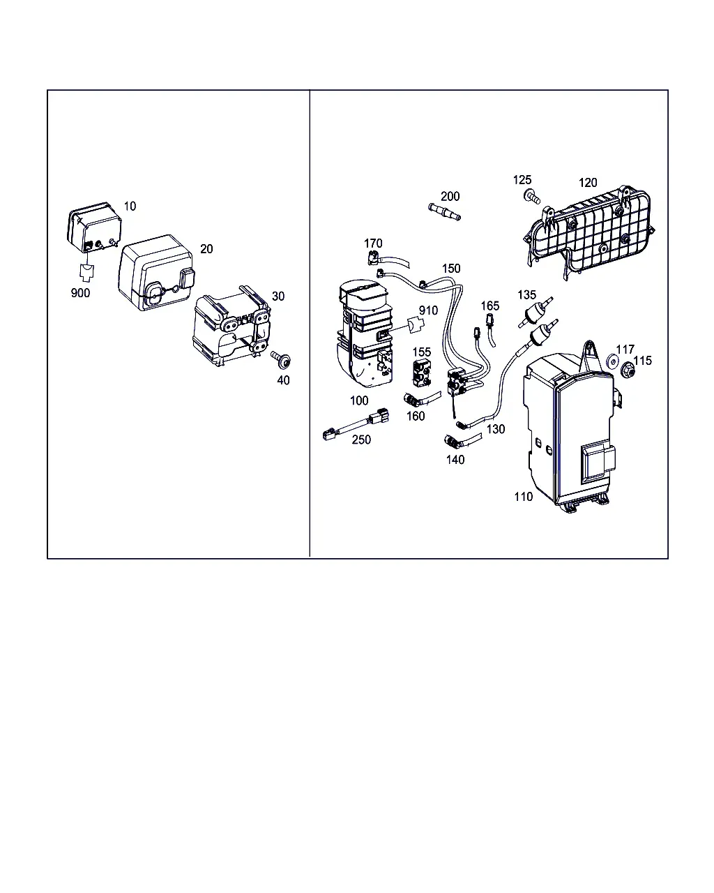 Air Pump and Fitting diagram