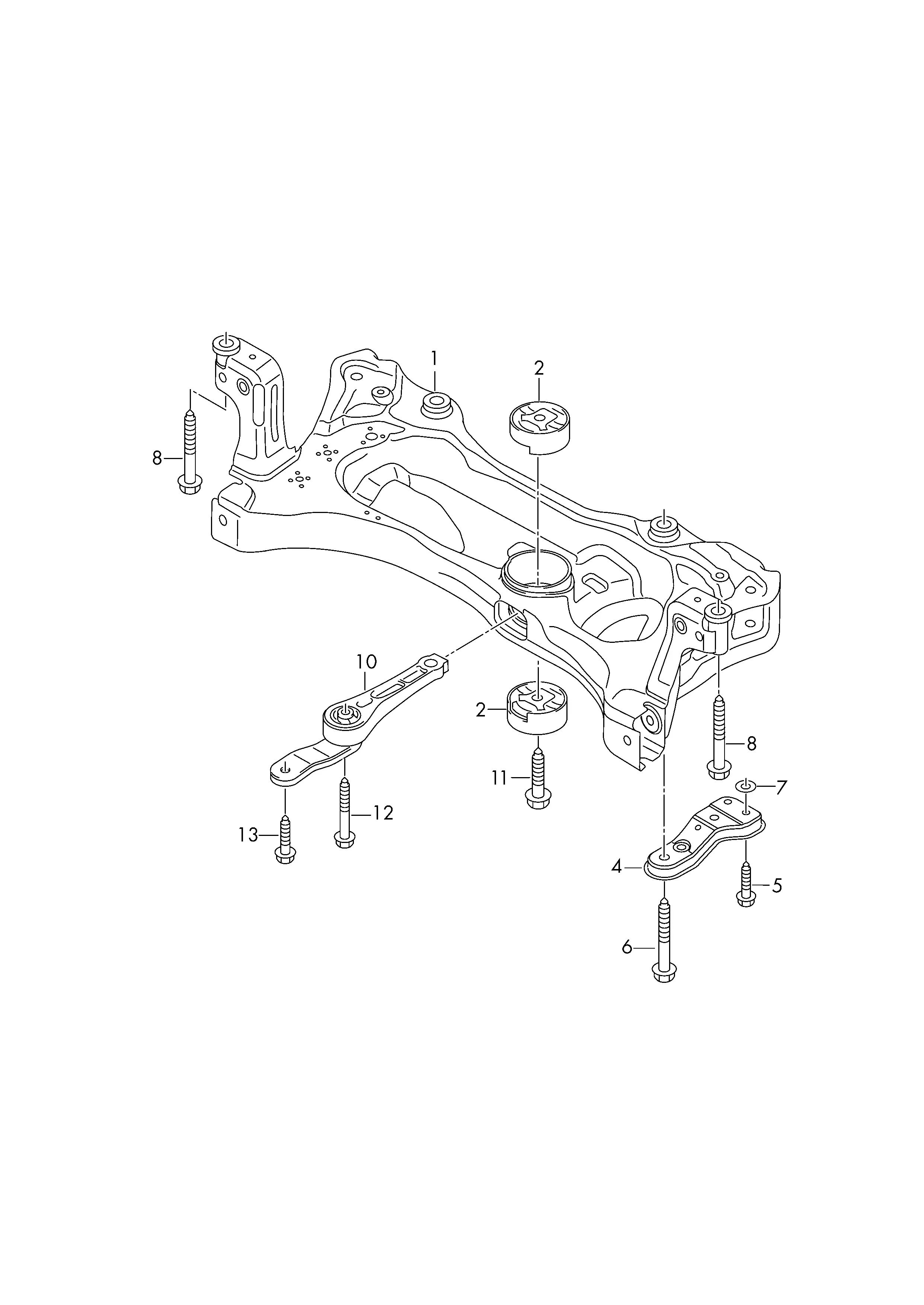 Engine Subframe diagram