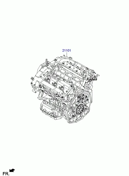 Engine Subframe Assembly diagram