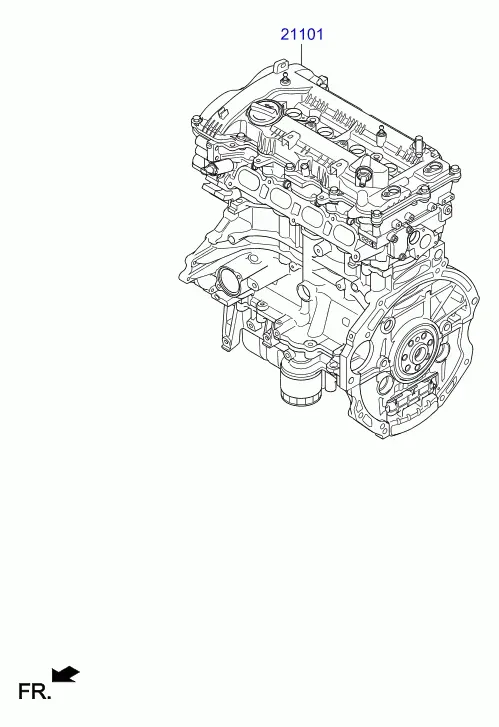 Engine Subframe Assembly diagram