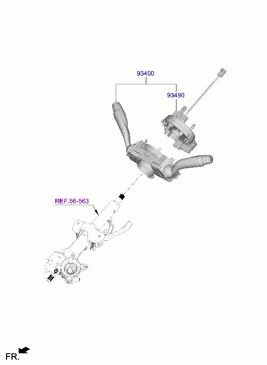 Steering Column Switches diagram