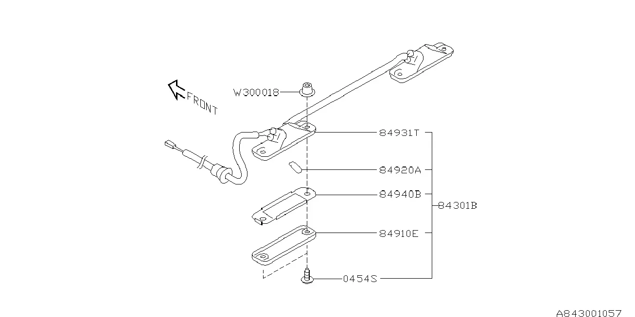 License Plate Lamp diagram