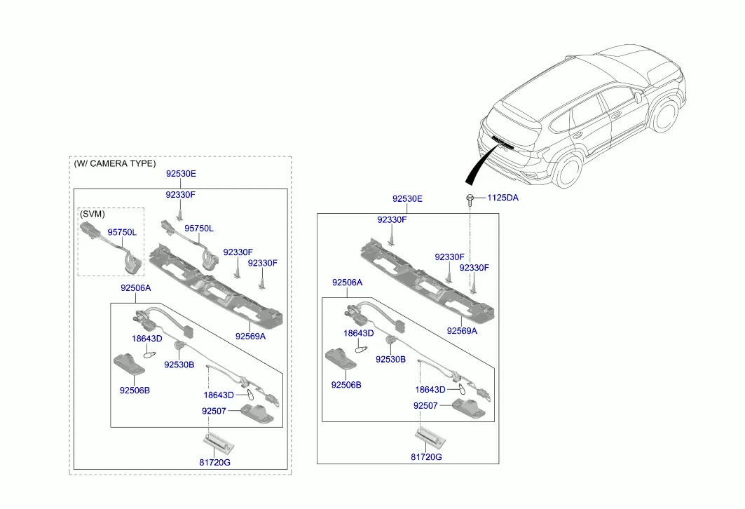License Plate and Interior Lights diagram