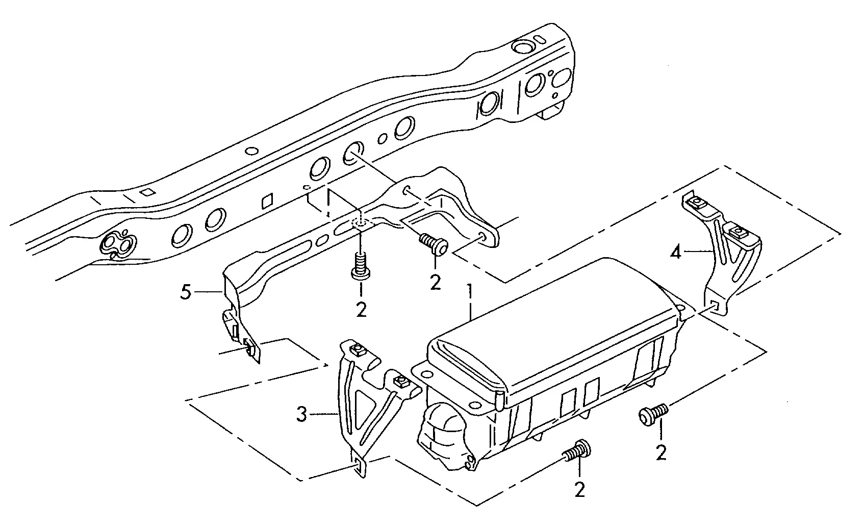 Passenger Airbag diagram