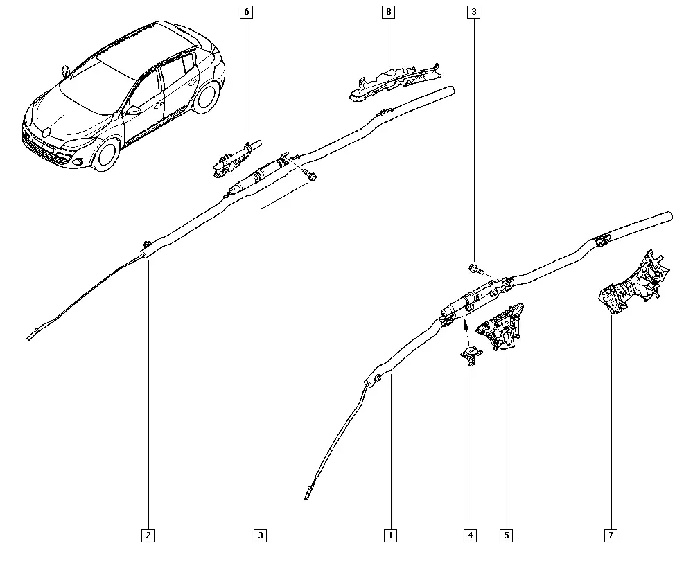 Airbags diagram