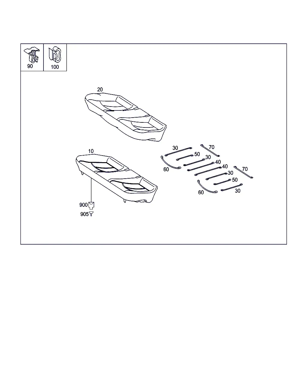 Rear Seat Cushions diagram
