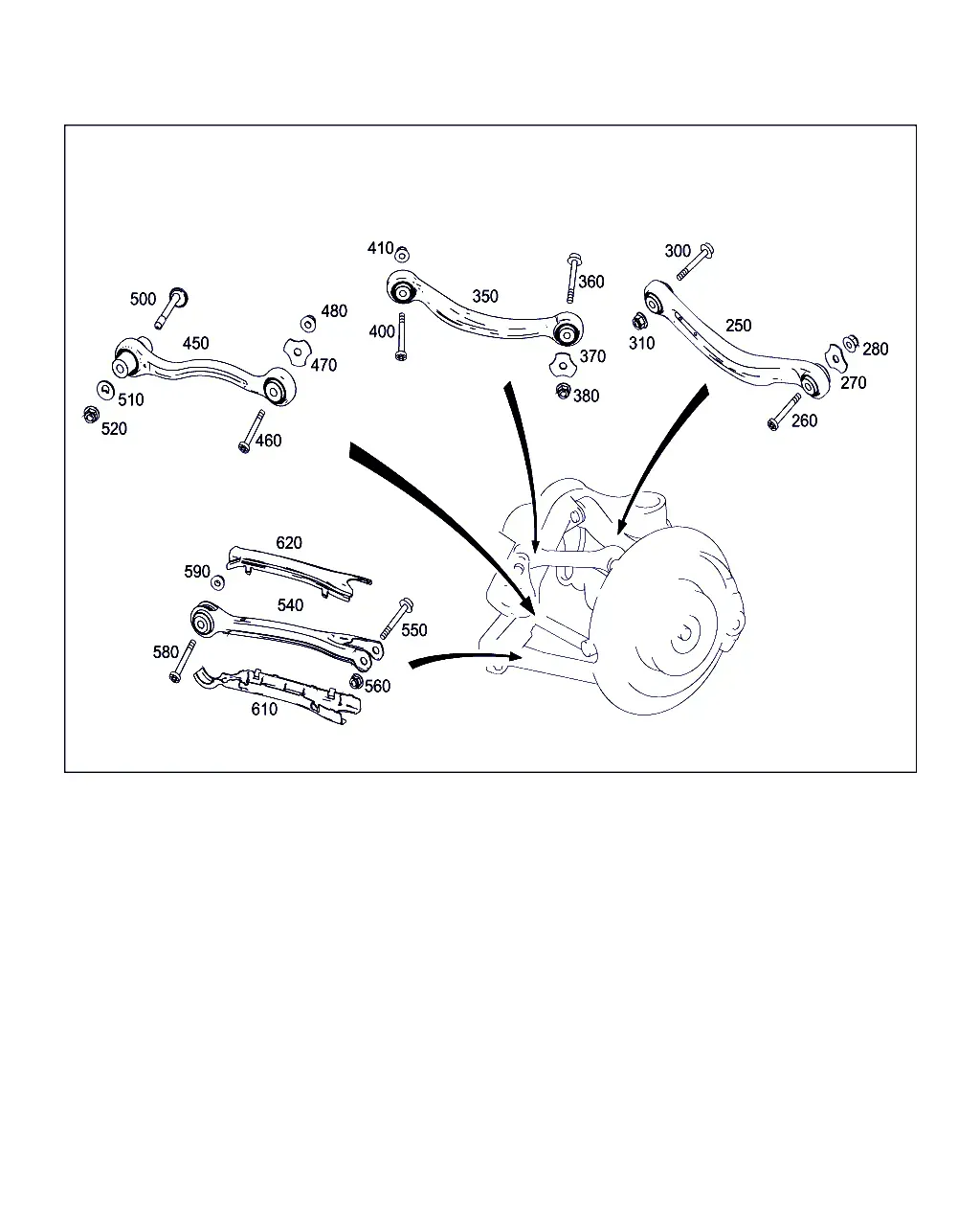 Rear Axle Suspension diagram