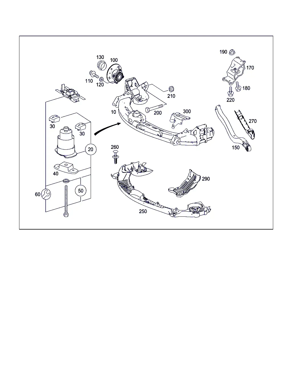 Rear Axle Suspension diagram