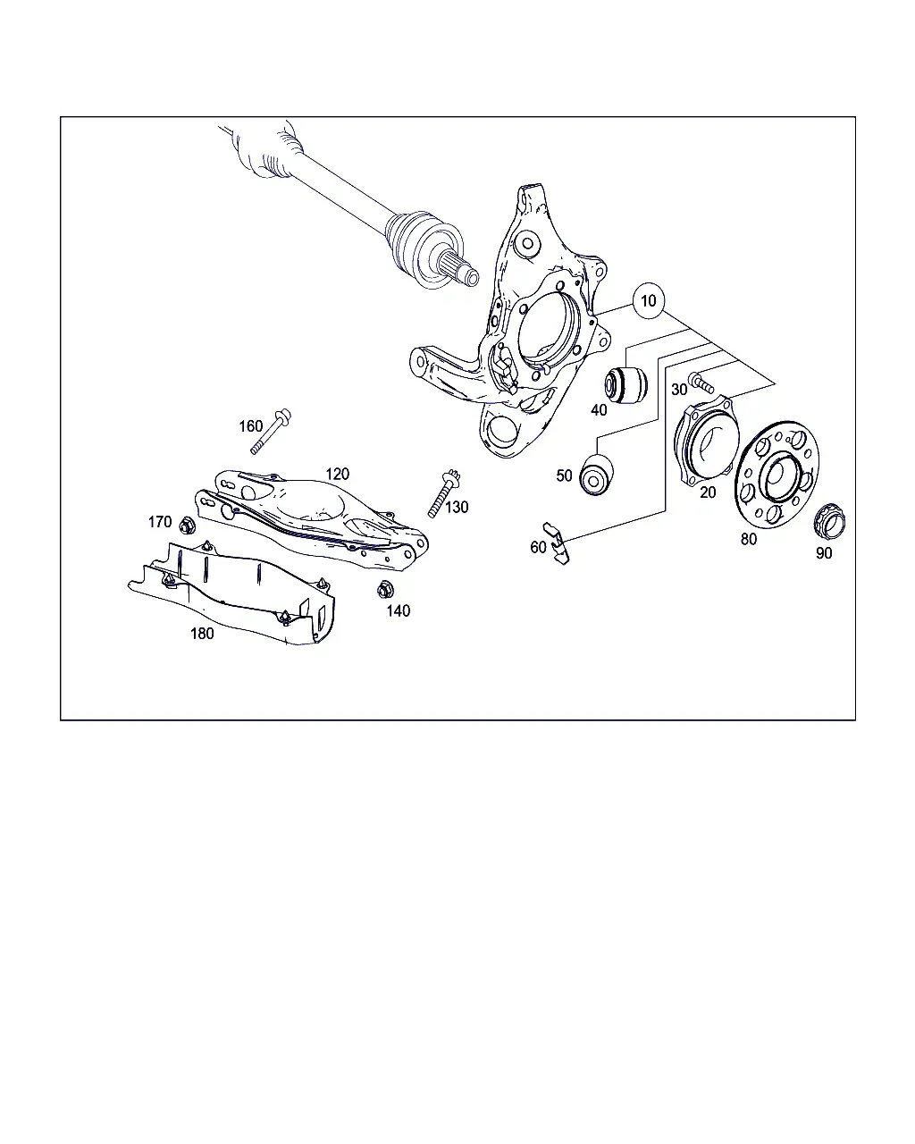 Rear Axle Suspension diagram