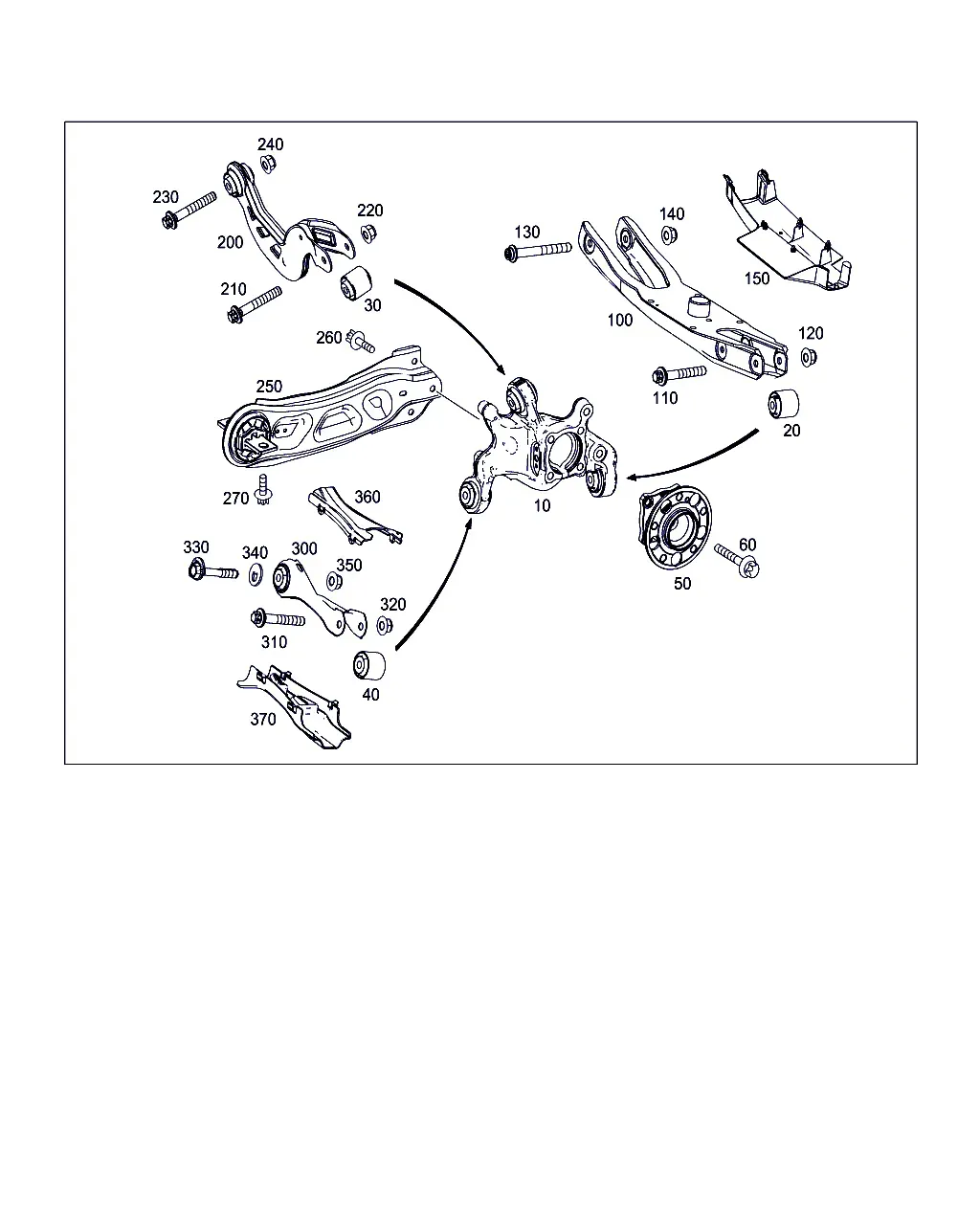 Rear Axle Suspension diagram