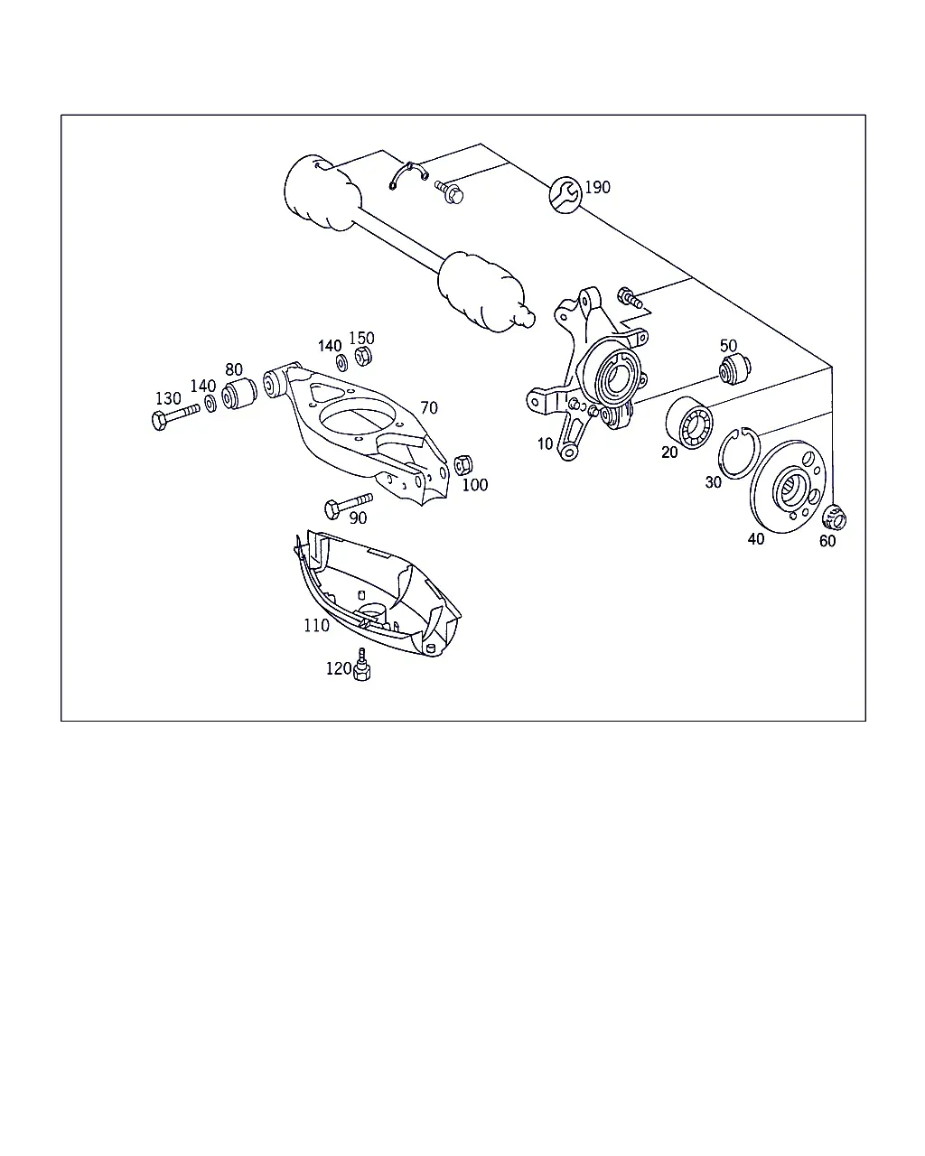 Rear Axle Suspension diagram