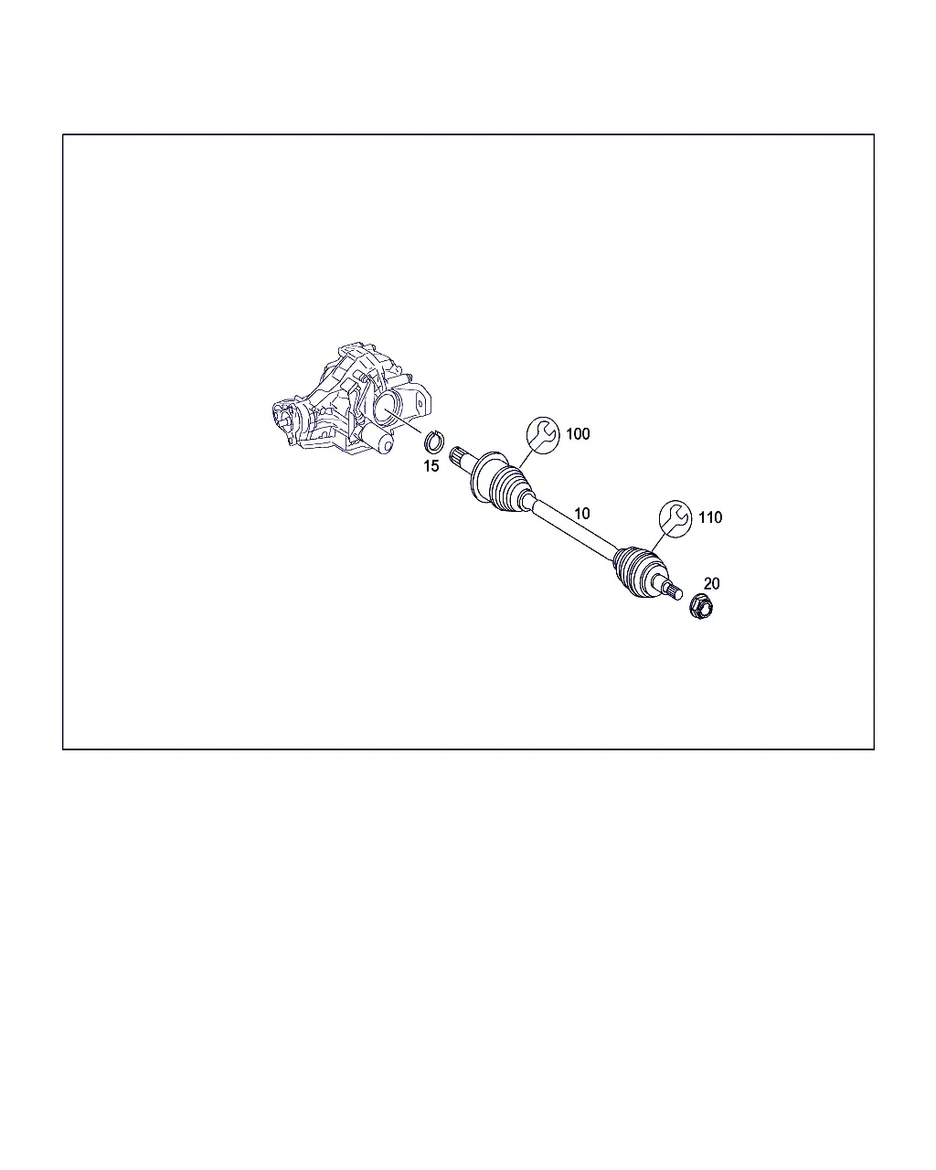 Front Axle Shaft diagram
