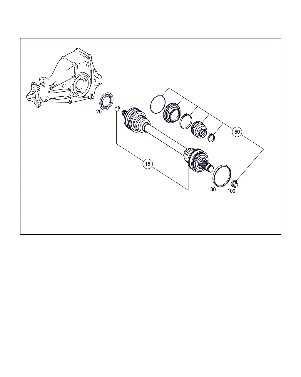 Rear Axle Shaft diagram