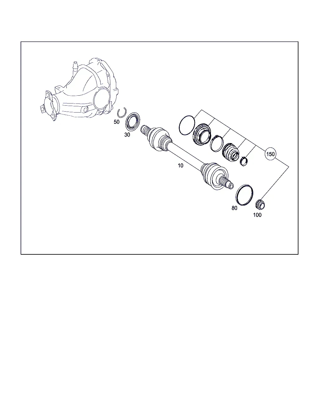 Rear Axle Shaft diagram