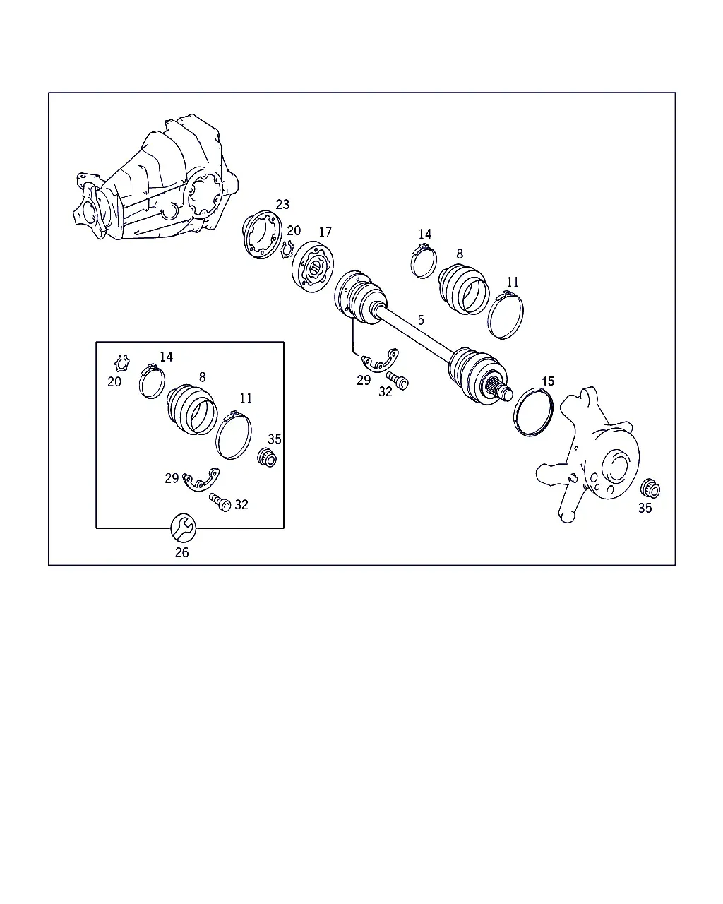 Rear Axle Shaft diagram