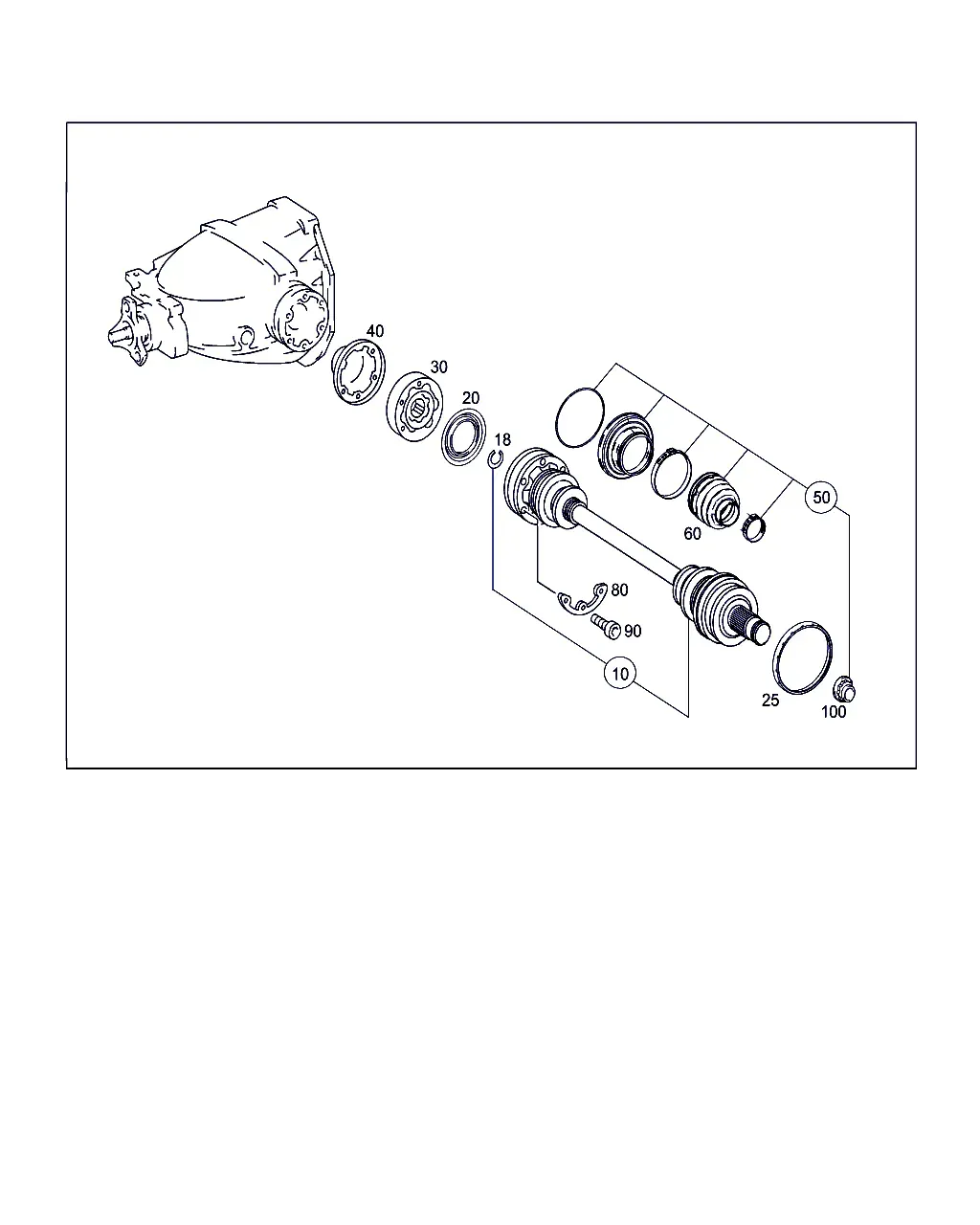 Rear Axle Shaft diagram