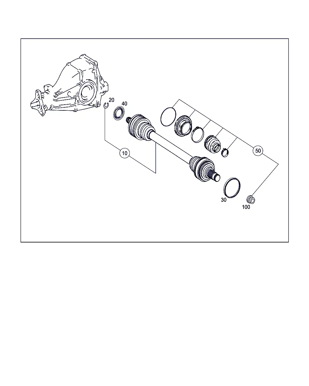 Rear Axle Shaft diagram