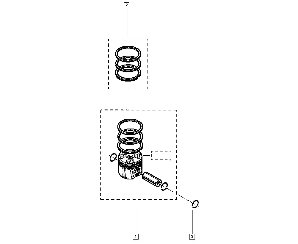Pistons and Cylinder Liners diagram