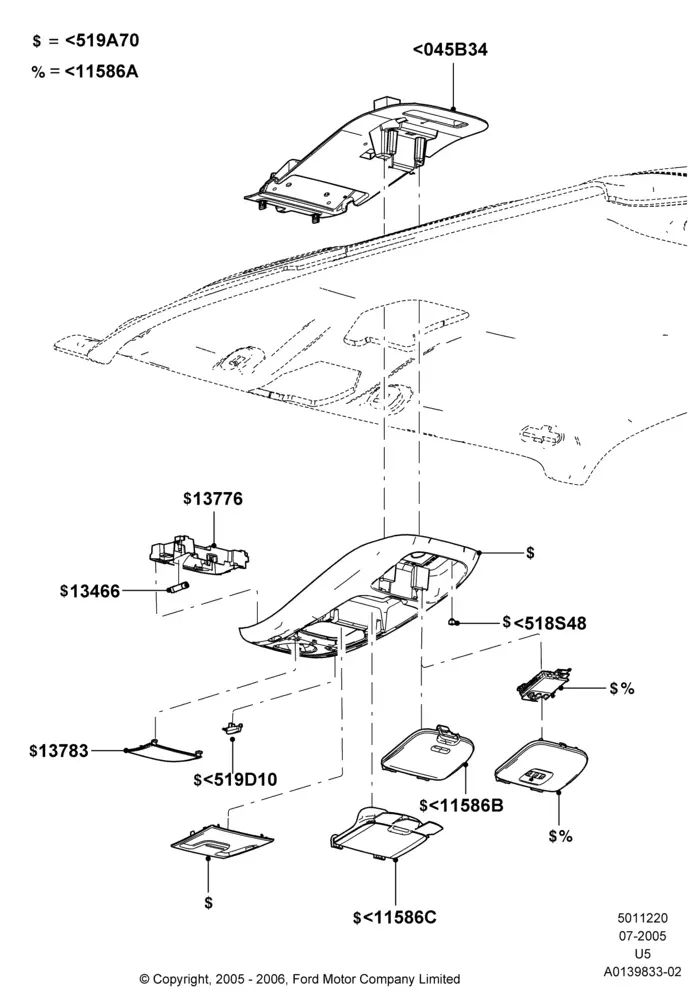 Overhead Console diagram