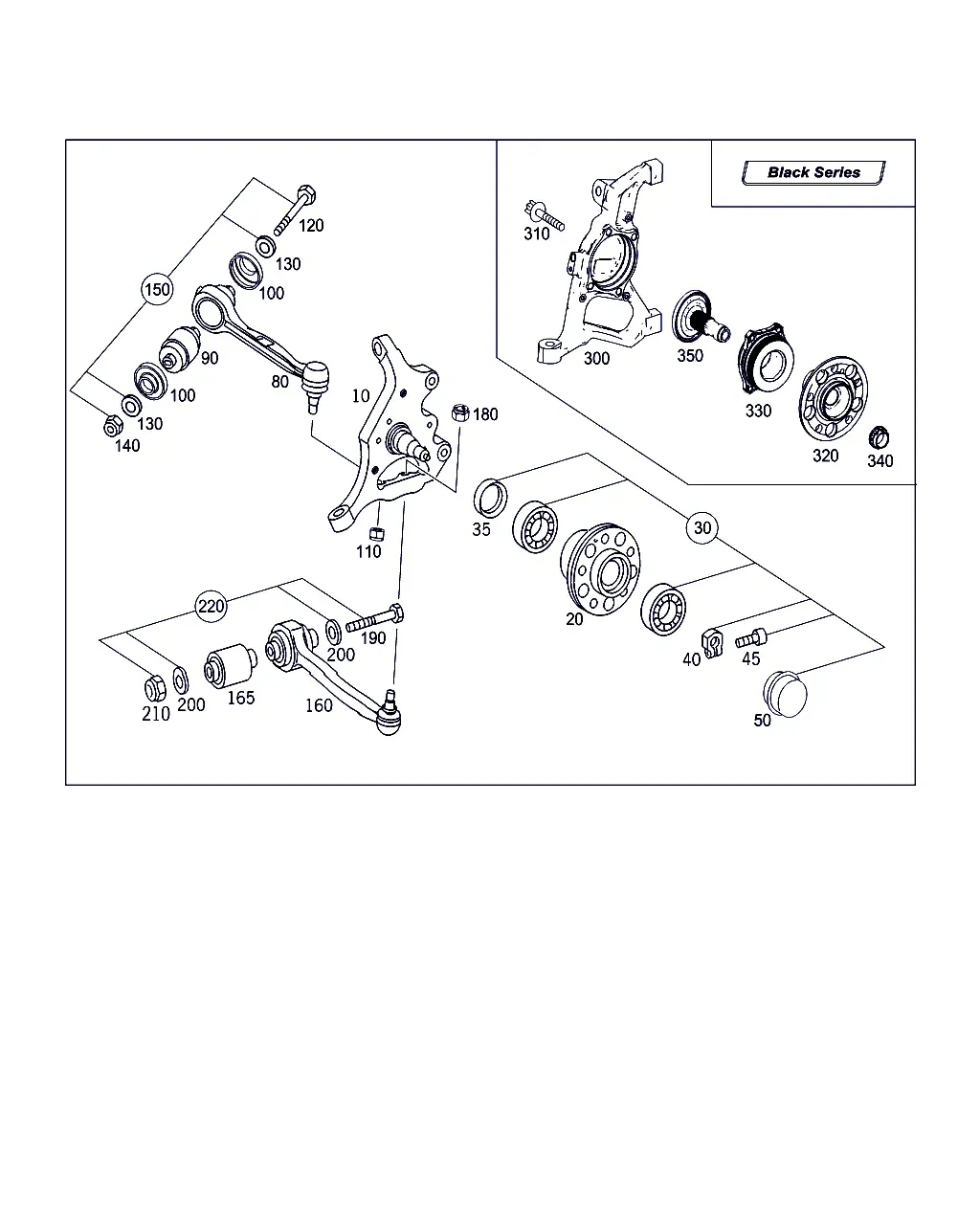 Steering Knuckle and Control Arm diagram