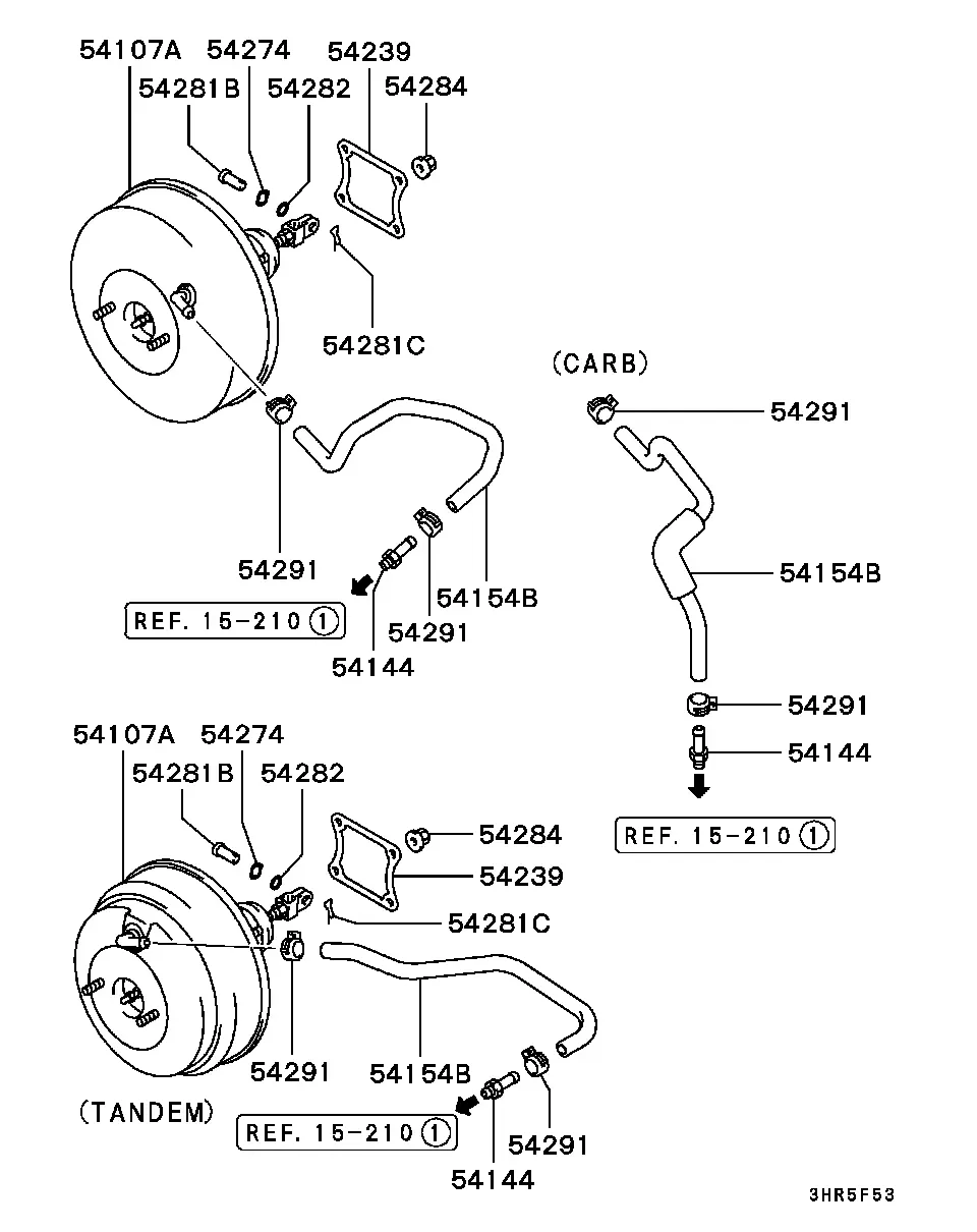 Brake booster diagram