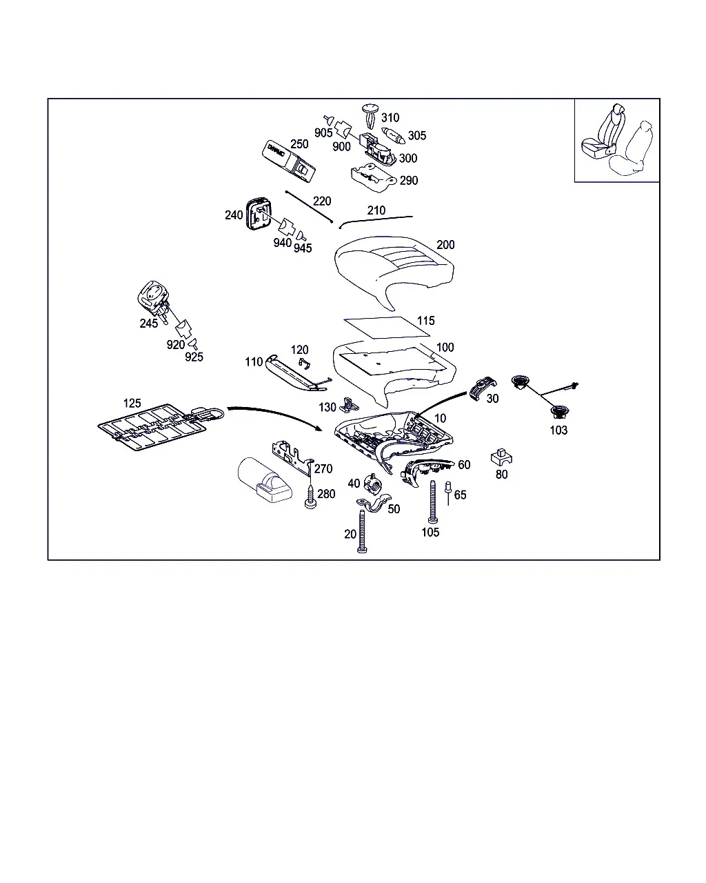 Right Seat diagram
