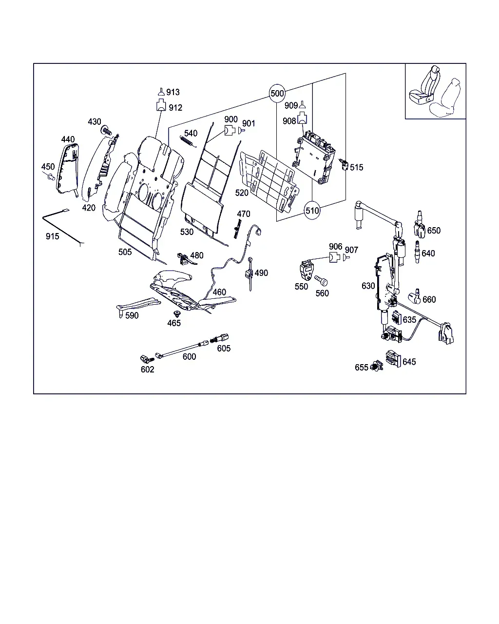 Right Seat diagram