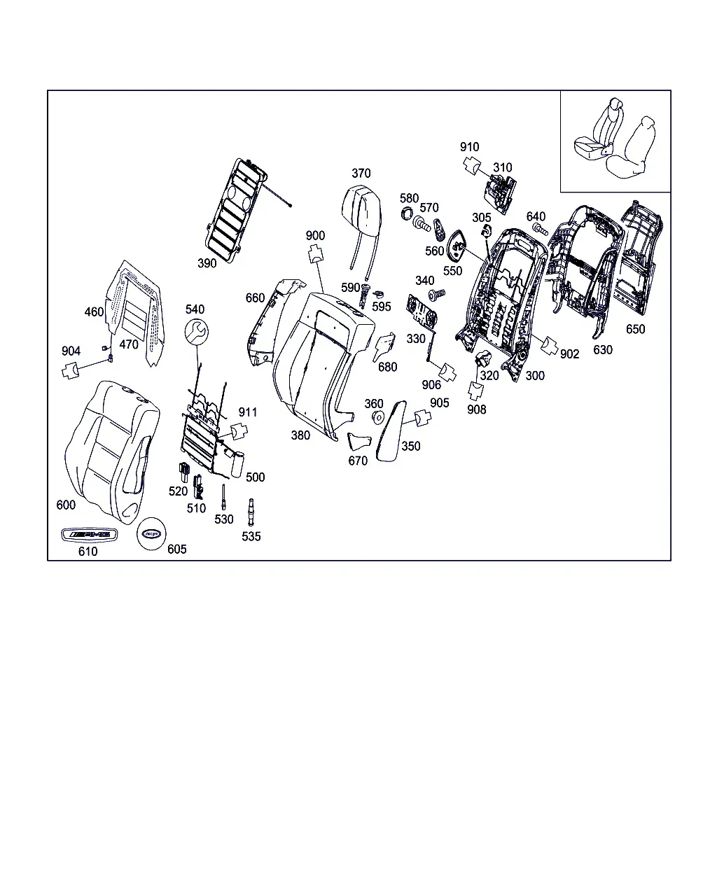 Right Seat diagram