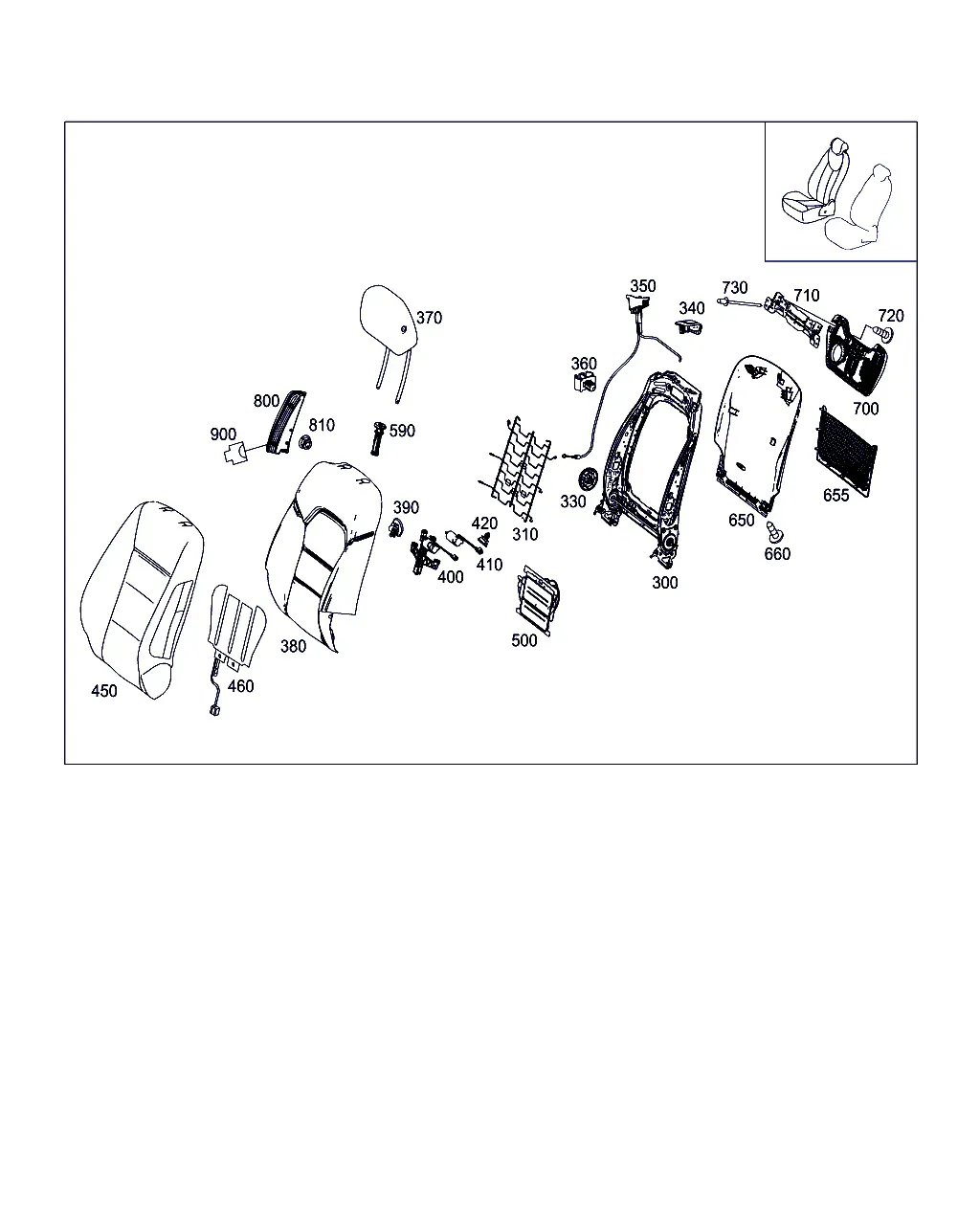 Right Seat diagram