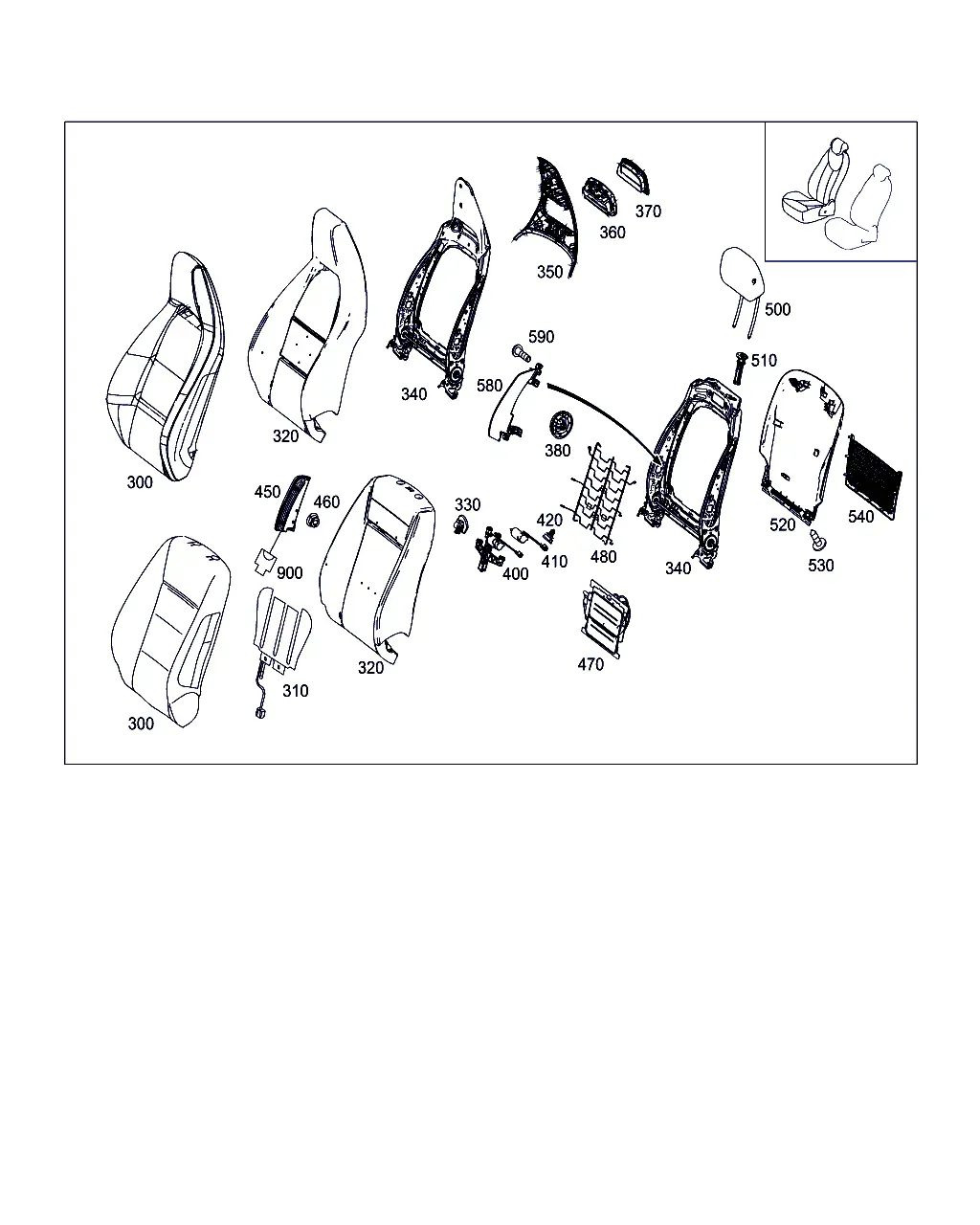 Right Seat diagram