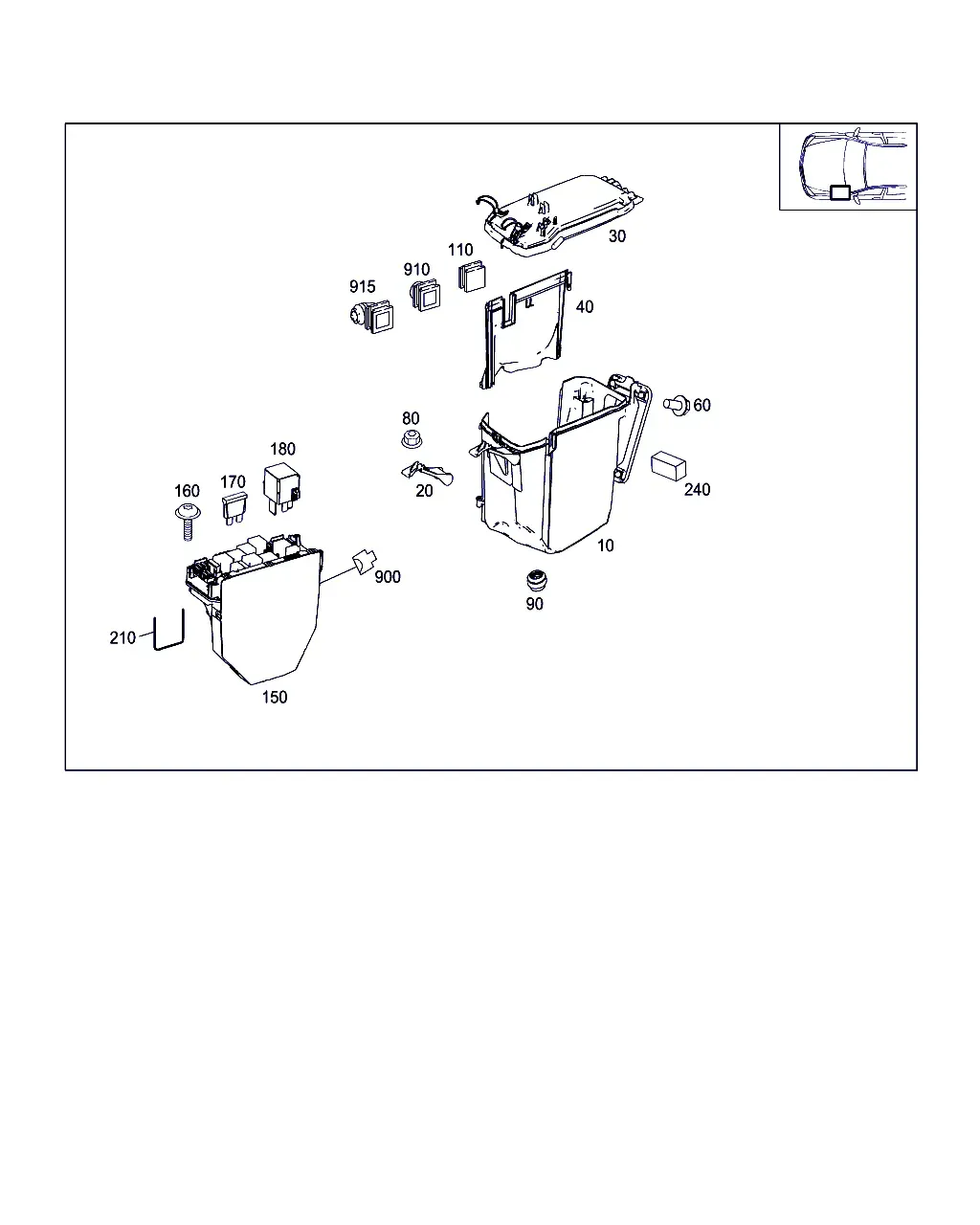 Control Unit Compartment diagram