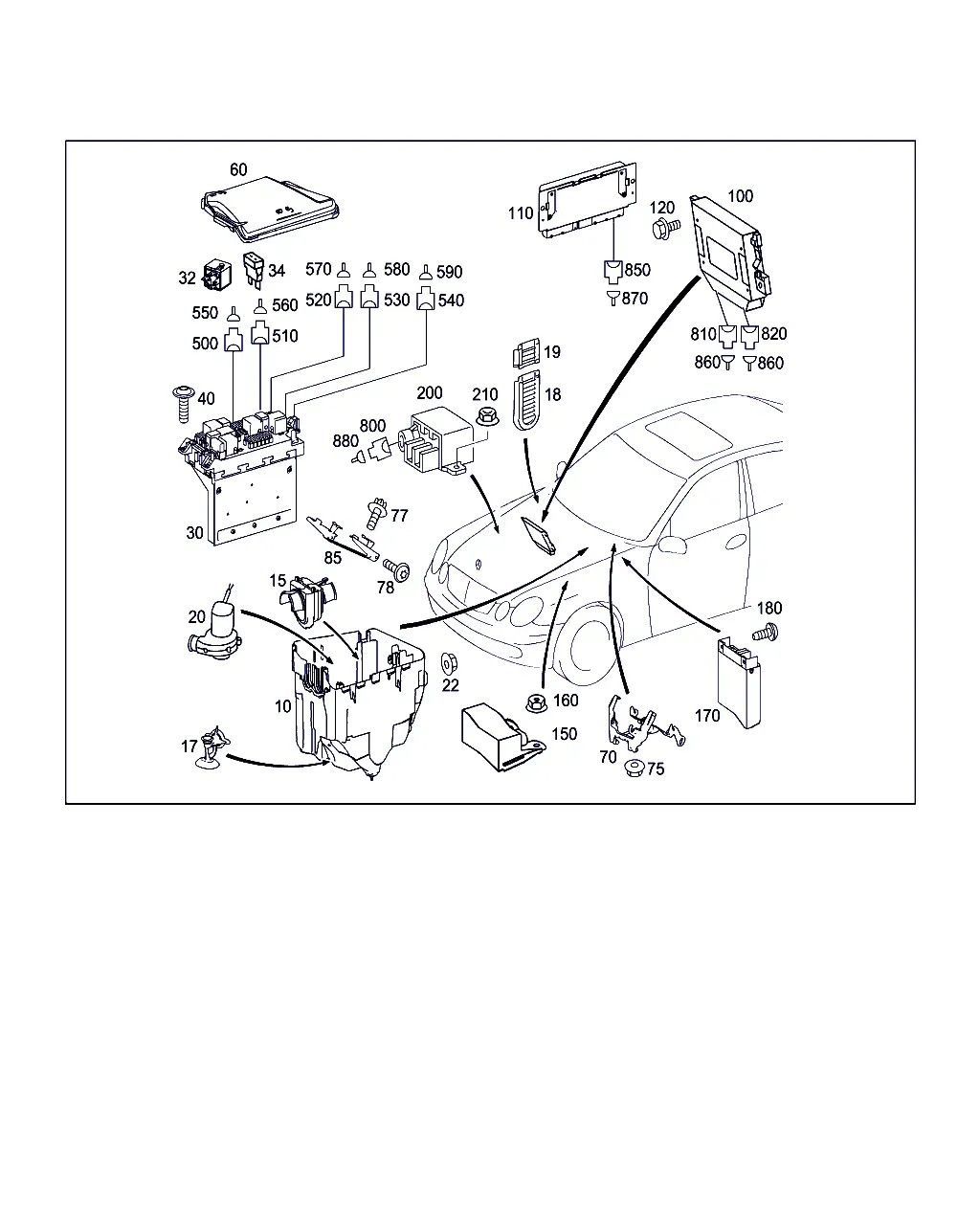 Control Unit Compartment diagram
