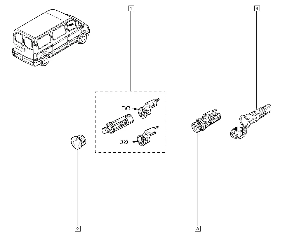Cigarette Lighter and Power Socket diagram