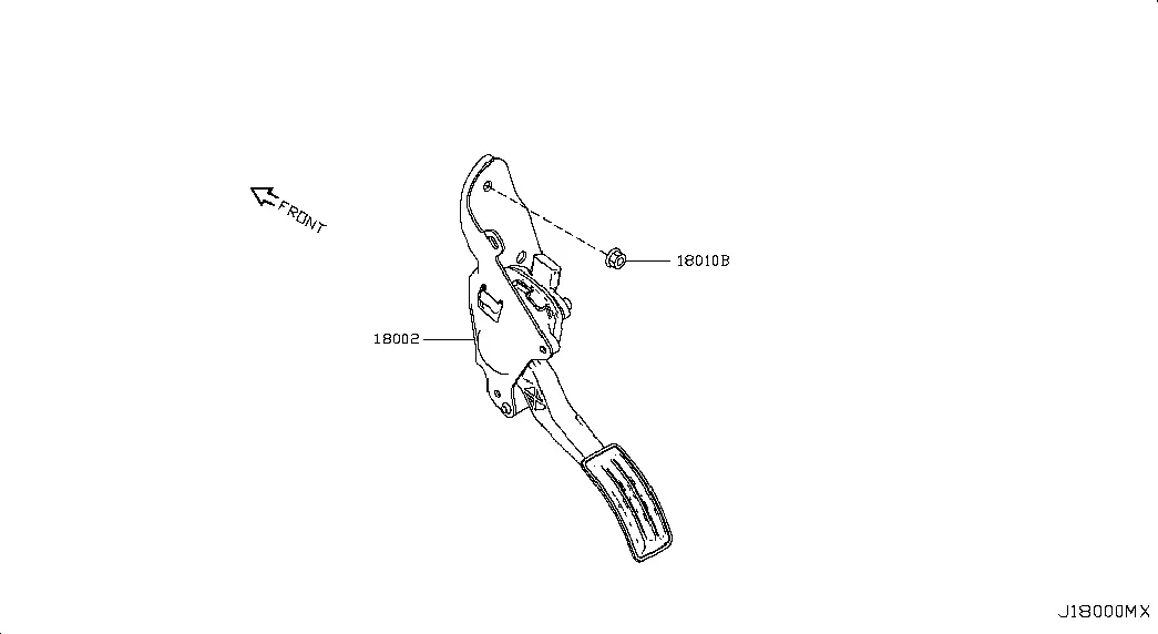 Accelerator Linkage diagram