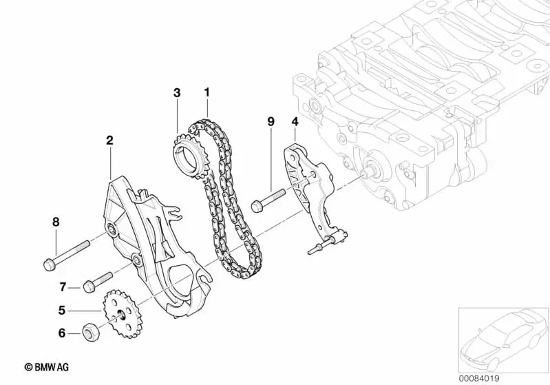 Balance Shaft and Oil Pump Drive diagram
