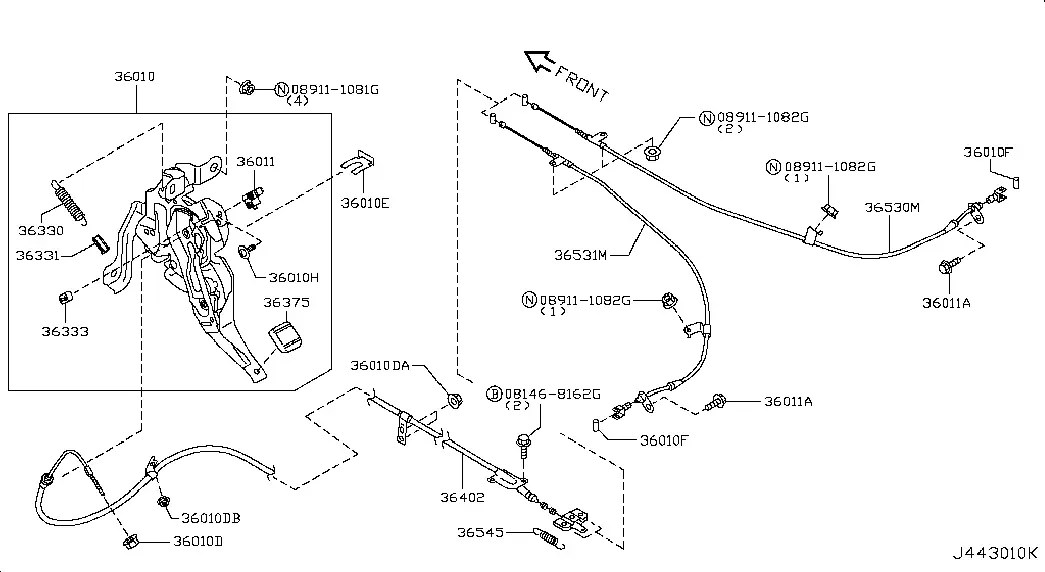 Parking Brake Control diagram