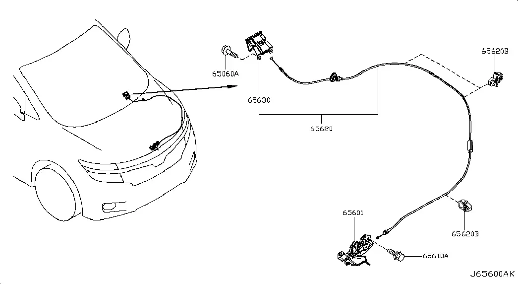 Hood Latch Control diagram