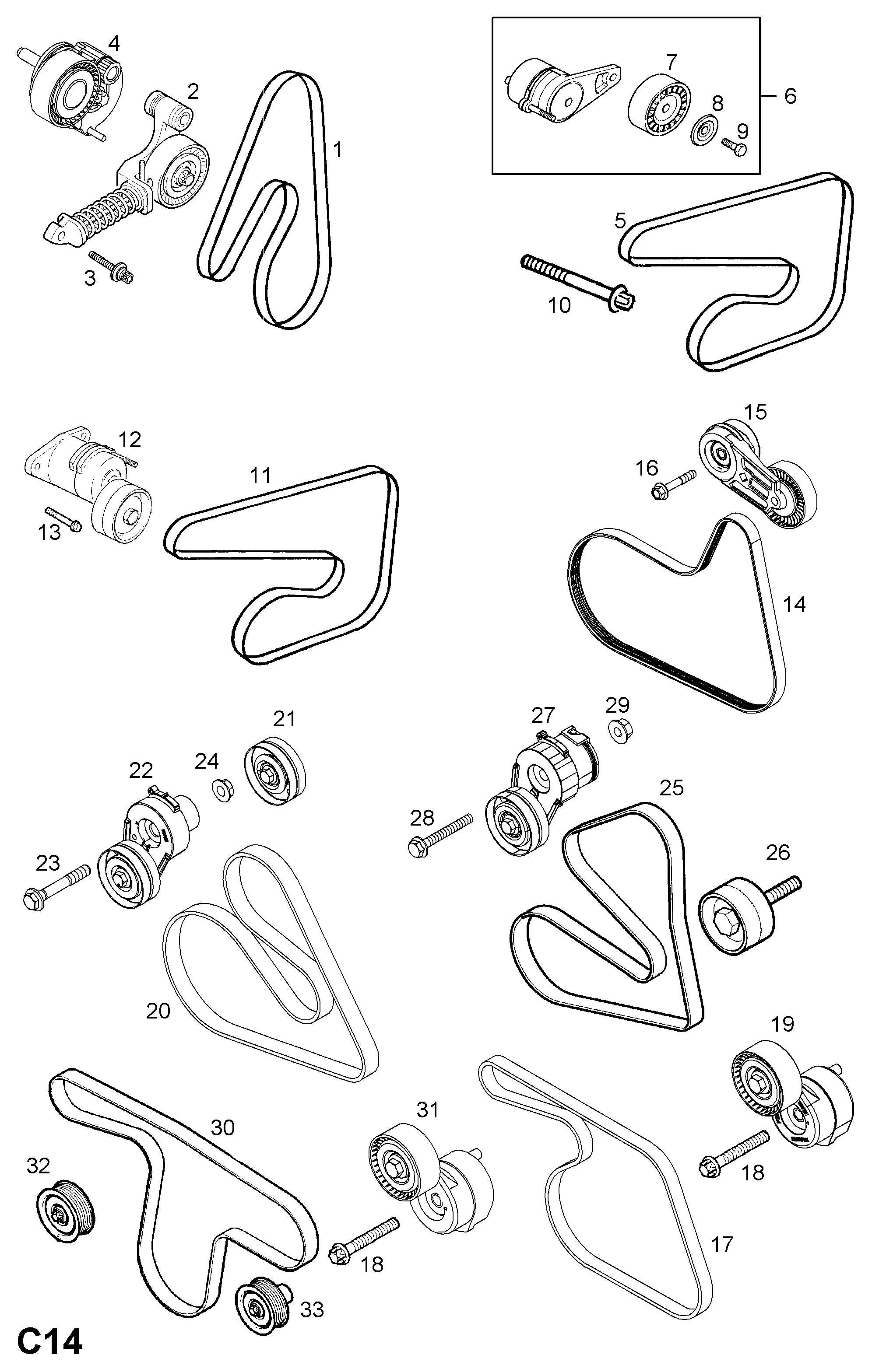 Drive Belt diagram
