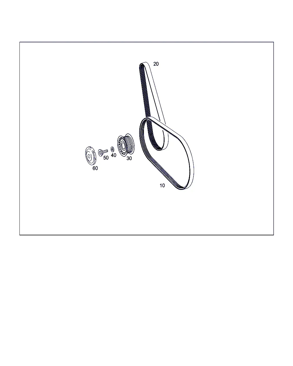 Drive Belt and Idler Pulley diagram