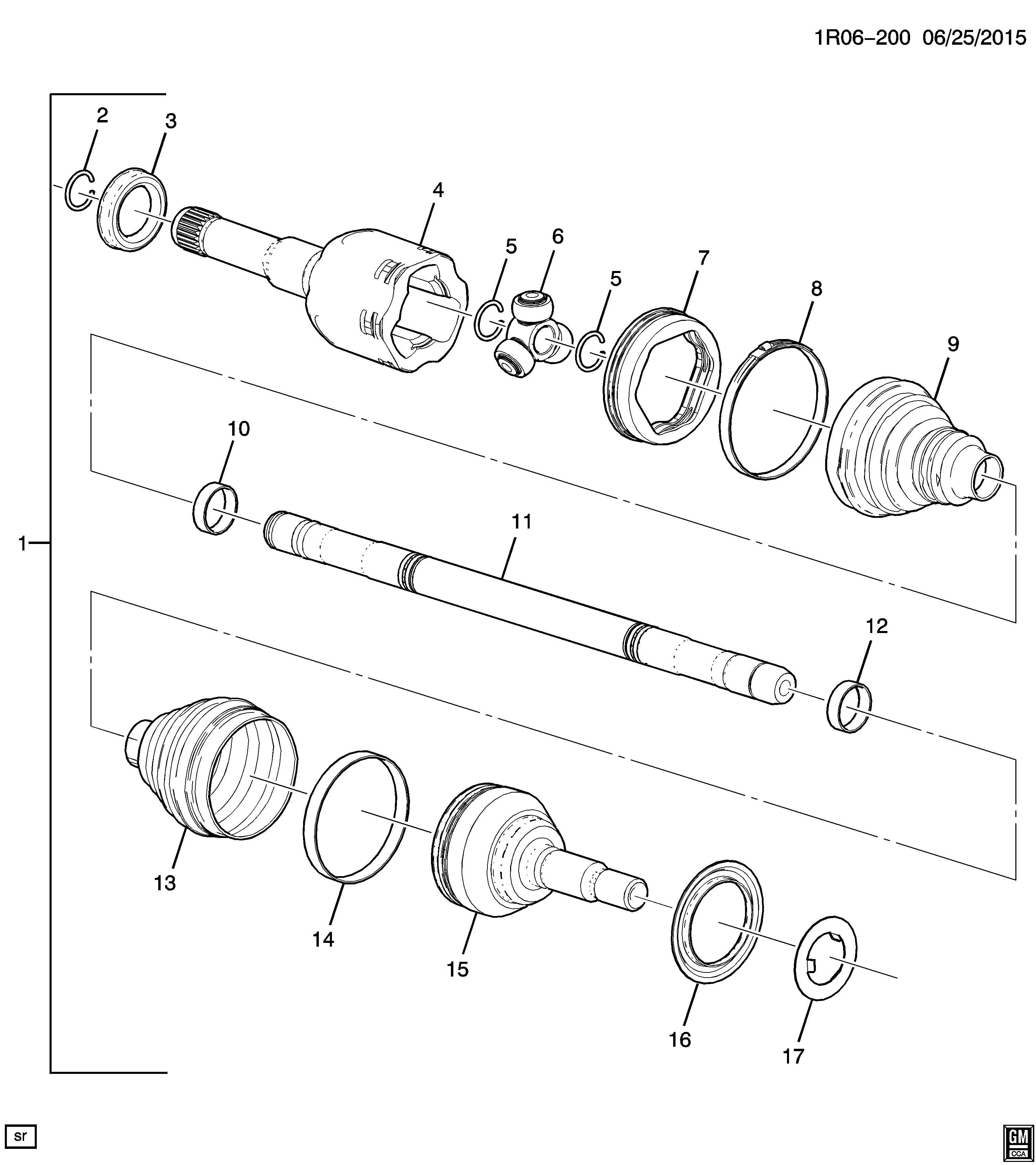 Front Wheel Drive Shaft diagram