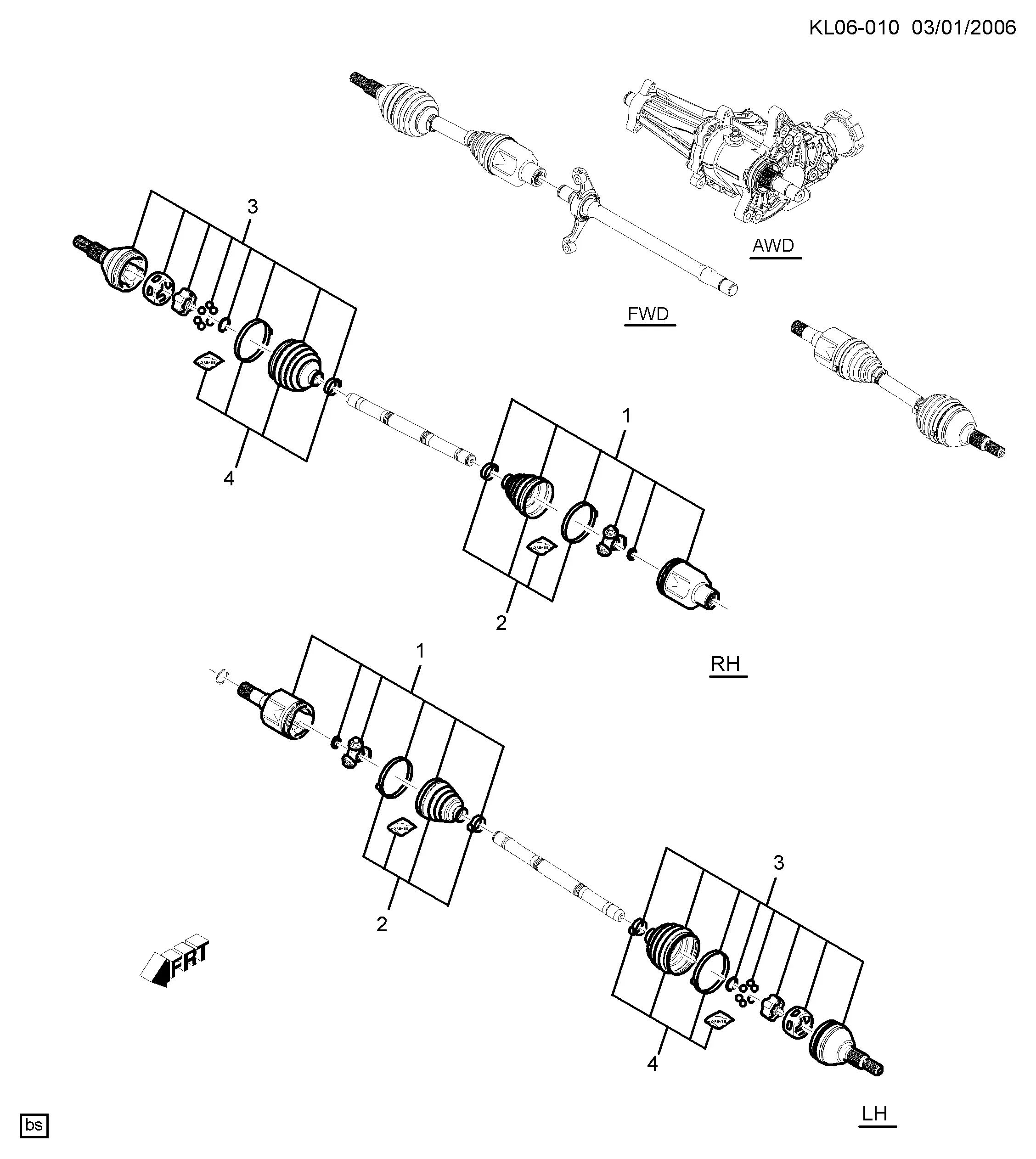 Front Wheel Drive Shaft diagram