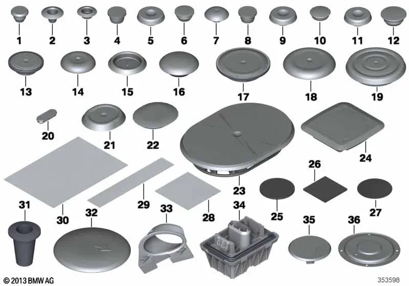 Body Plugs and Grommets diagram