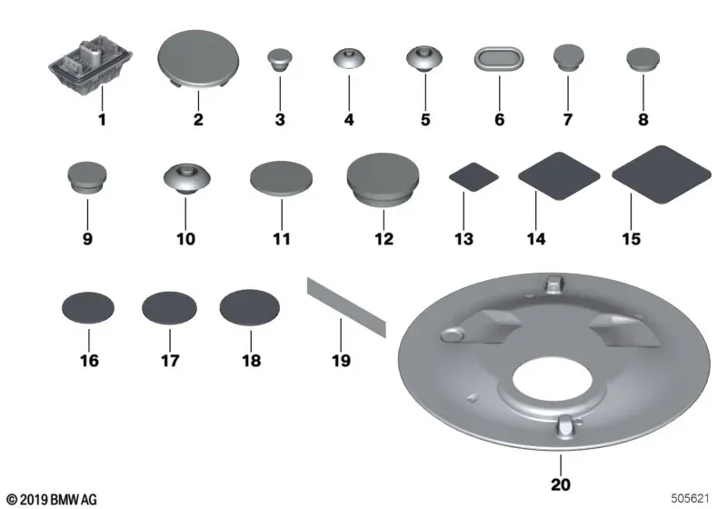 Body Plugs and Grommets diagram