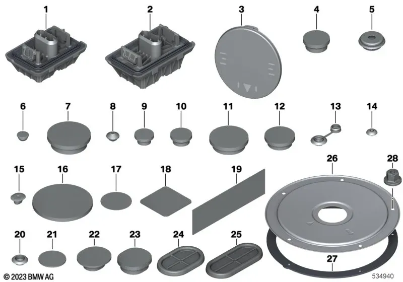 Body Plugs and Grommets diagram