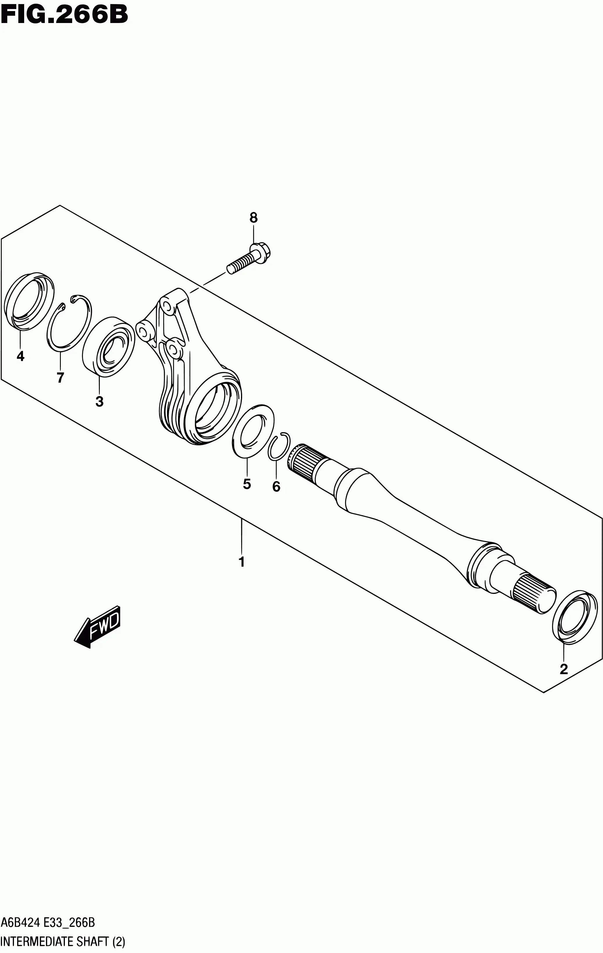 Intermediate Drive Shaft diagram
